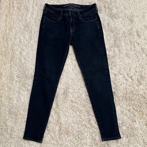 American Eagle Outfitters Women's Deep Indigo Jeggings